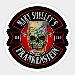 Mary Shelley, Frankenstein, 1818 Sticker